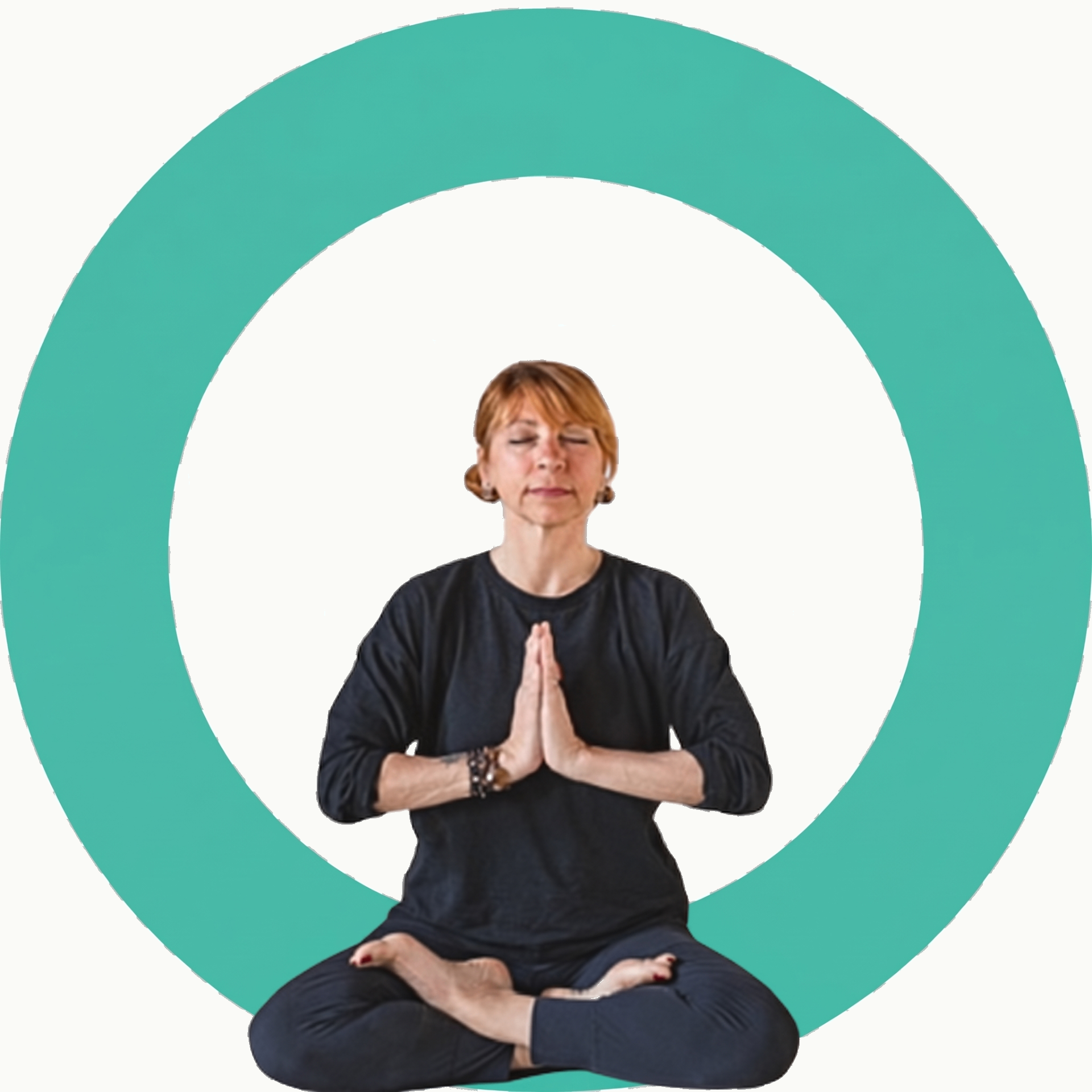 Insegnante in meditazione a SpazioLalita